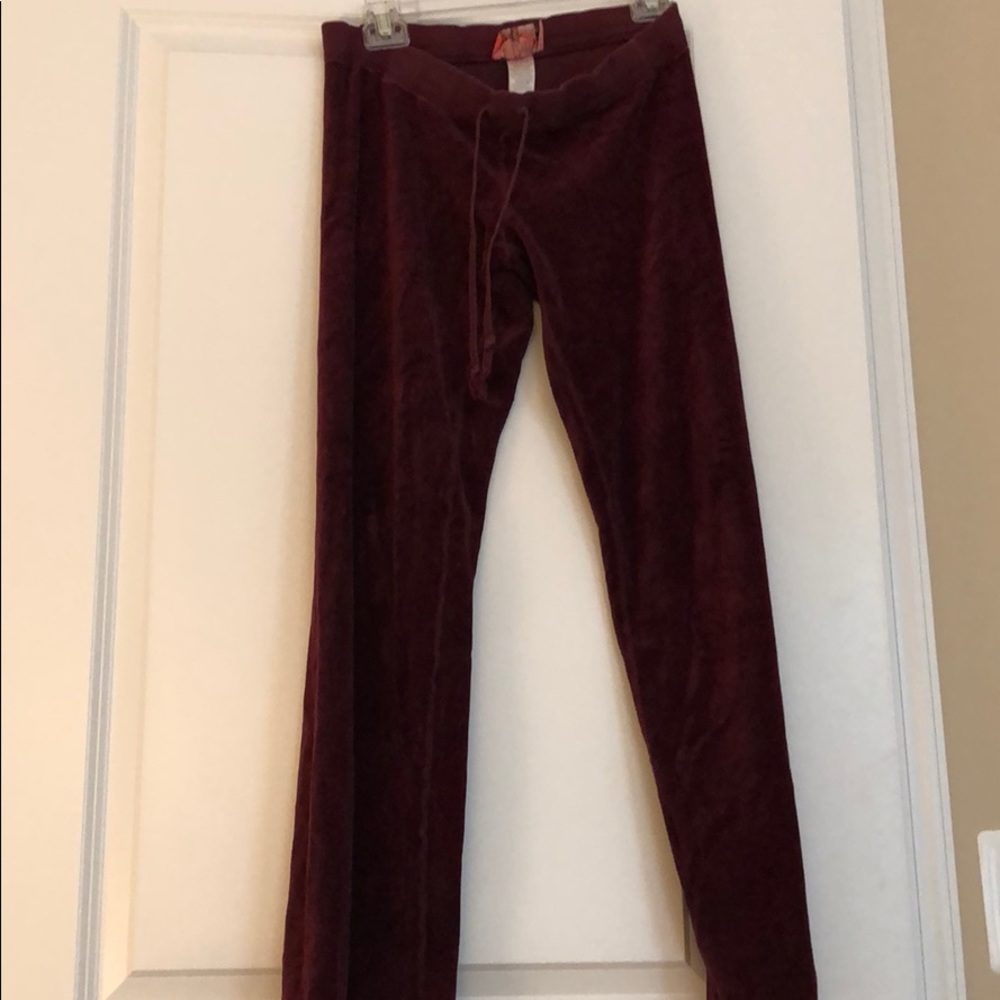 Juicy Burgundy Valour Pants